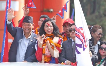 नेपाललाई पदक दिलाउने पलेशा स्वदेश फर्किदा...